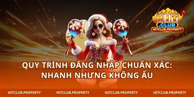 Quy trình đăng nhập Hitclub chuẩn xác: nhanh nhưng không ẩu