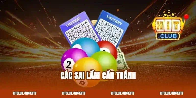 Các sai lầm cần tránh