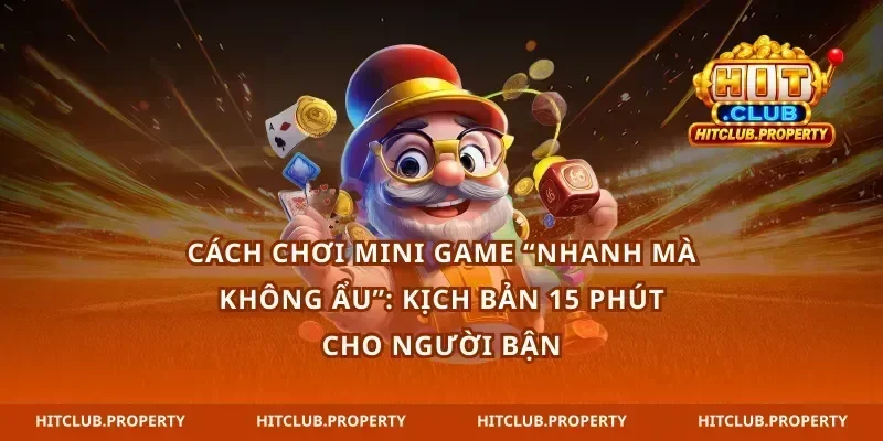 Cách chơi mini game “nhanh mà không ẩu”: kịch bản 15 phút cho người bận