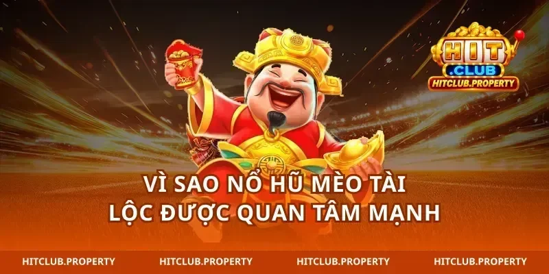 Vì sao nổ hũ mèo tài lộc được quan tâm mạnh